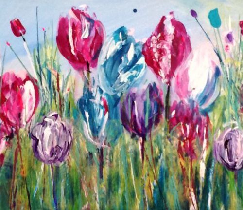 Tulip Dance (Panoramic) by Michelle Carolan