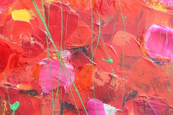 flowers in red