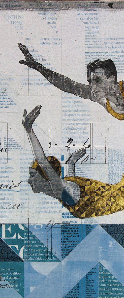Collage_24_40x40 cm_Sea by Manel Villalonga