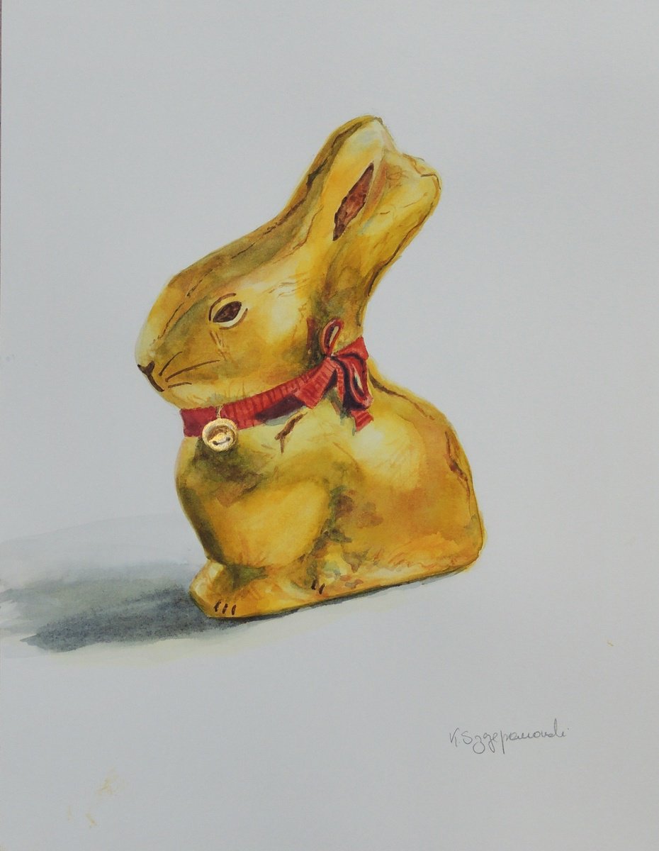 Lindt Easter Bunny by Krystyna Szczepanowski