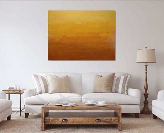 Sun Gold - Modern Abstract