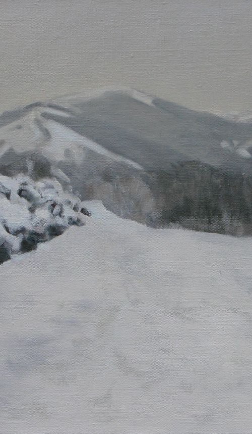 Snow on the Malverns by Alison Chambers