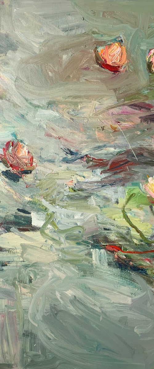 Small pond. Memories of Giverny. by Lilia Orlova-Holmes
