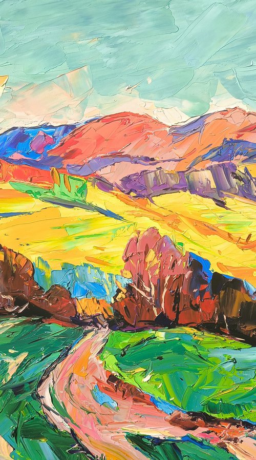 Path to the Golden Fields by Andranik Harutyunyan