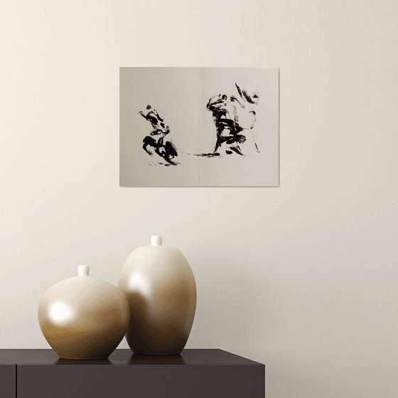 Expressive Stains, diptych