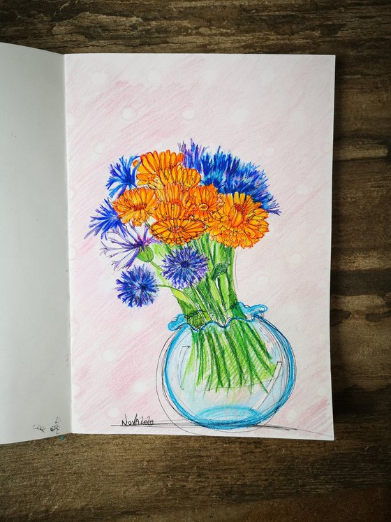 Cornflower Bouquet