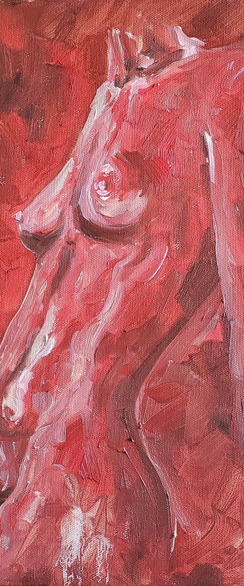 Figure - Nude - Female - "Fire" by Katrina Case