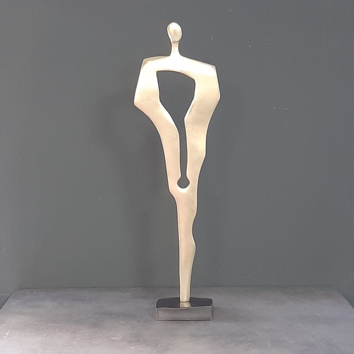 Impressionistic Portrait Bronze Sculpture By Anna Andreadi, 6 X 19, Complete, Original Artwork