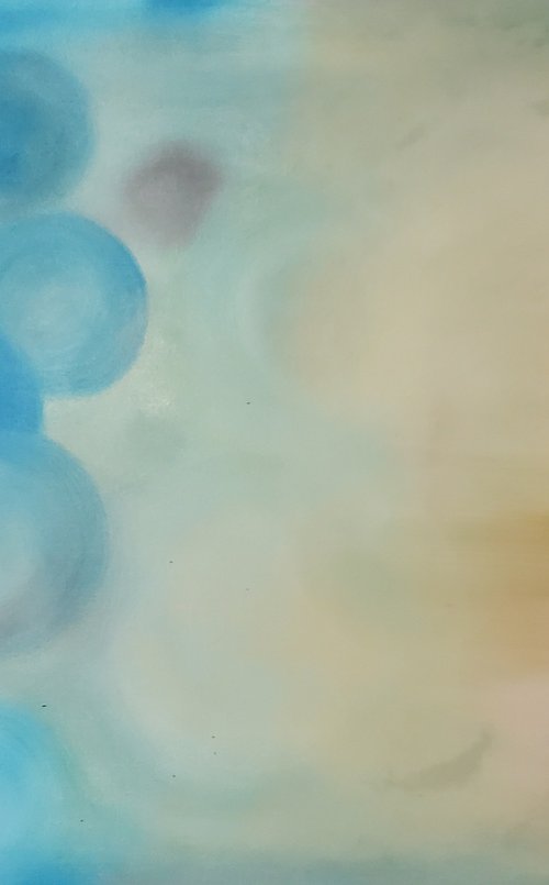 Bubbles: original oil painting by Rebecca Hodel