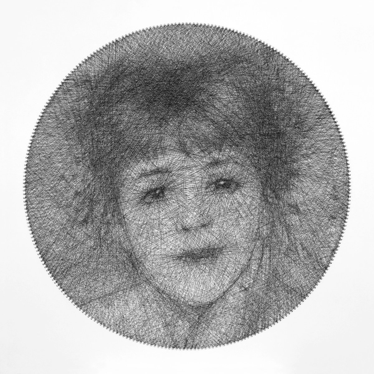 Impressionistic Portrait Sculpture By Andrey Saharov, 30 X 30, Jeanne Samary Renoir, Original Artwork