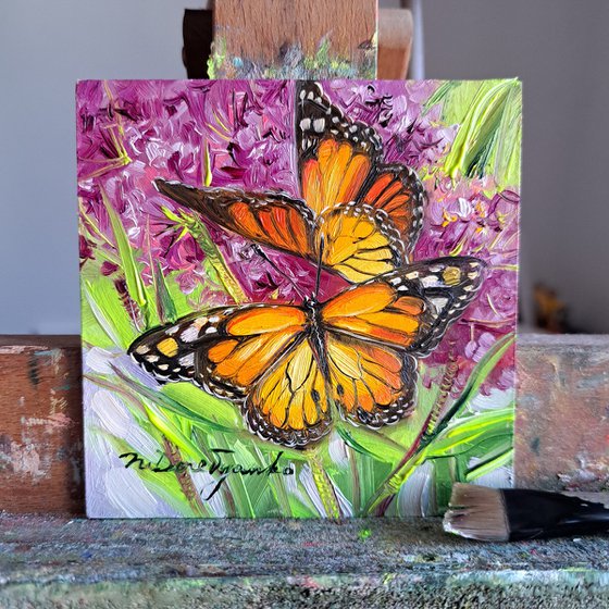 Monarch Butterflies painting