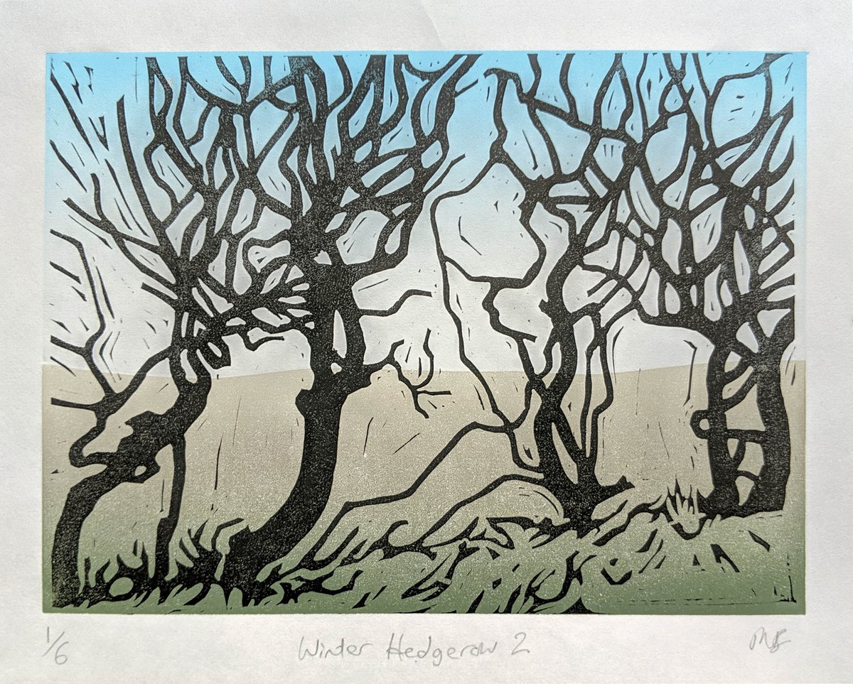 Winter Hedgerow 2 by Melissa Birch