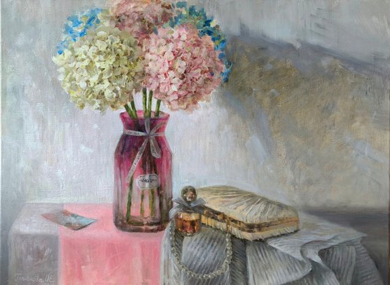 Still Life with Hydrangeas