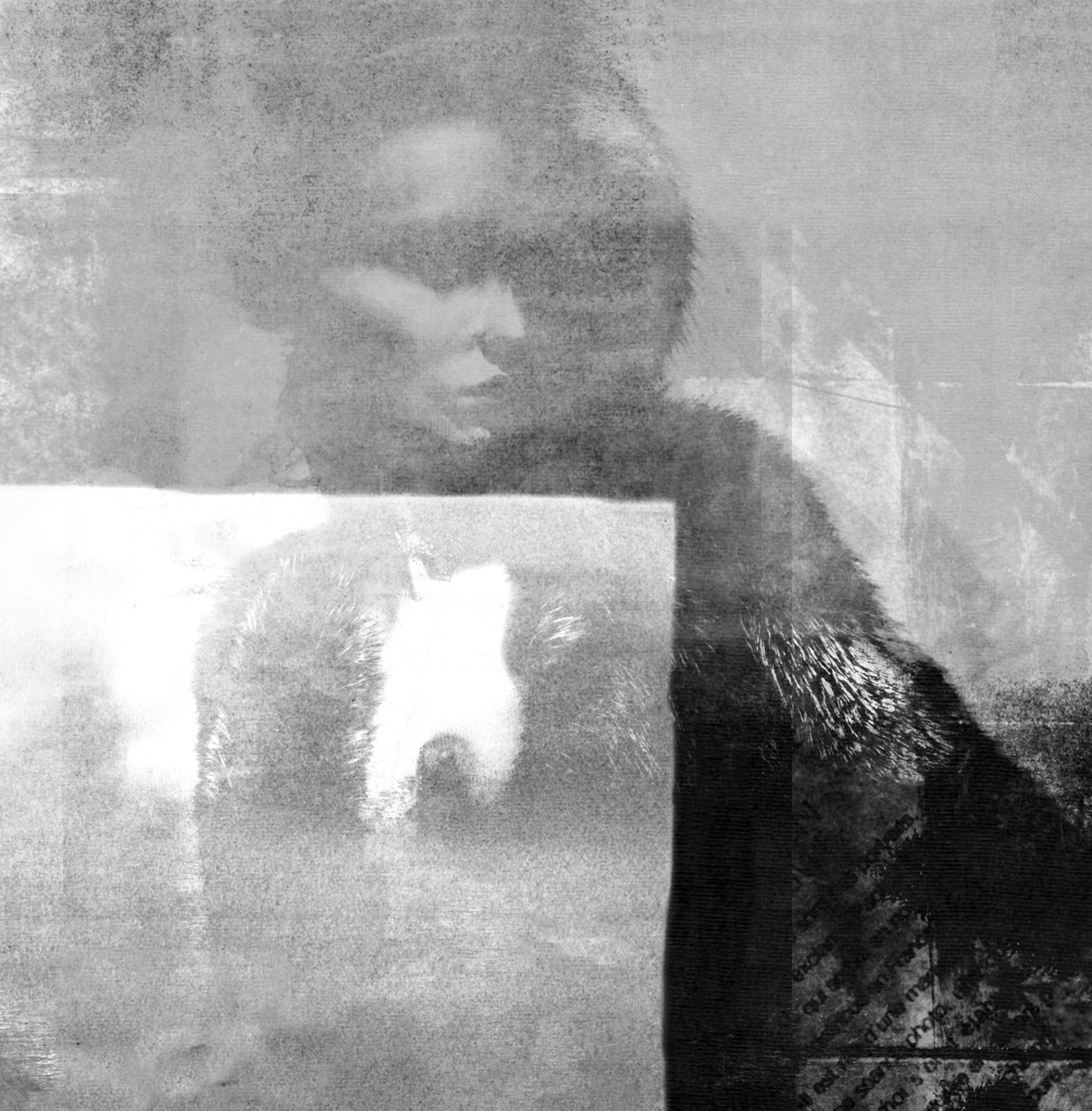 Surrealistic Portrait Giclee Print By Philippe Berthier, 24 X 24", A Decouverte....., Original Artwork