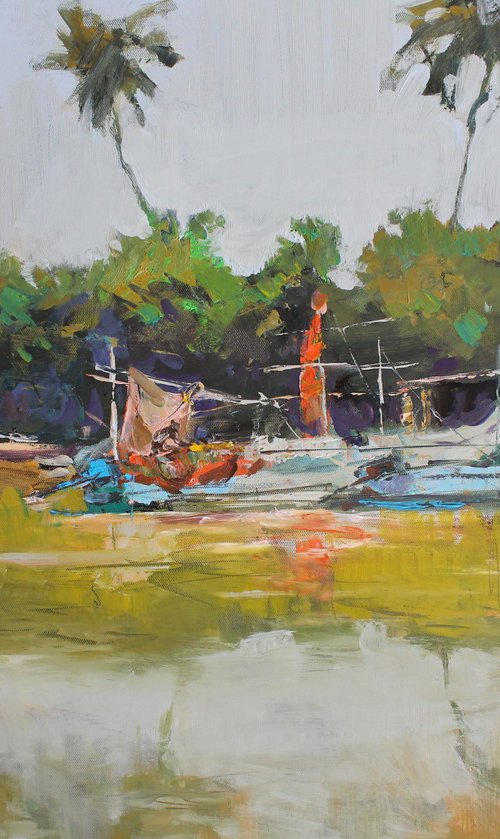 Where the Boats Gather by Hovart (Henadzy Havartsou)