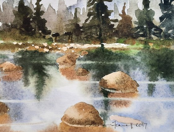 Yosemite Yearning - Original Watercolour Painting - UK Artist