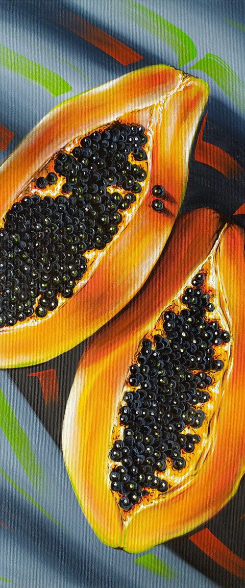 Juicy papaya by Anna Shabalova