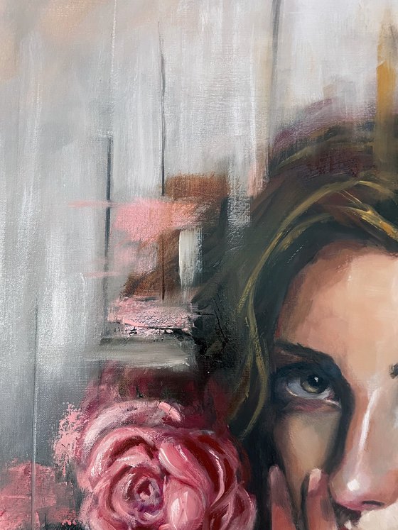 The girl with the Rose