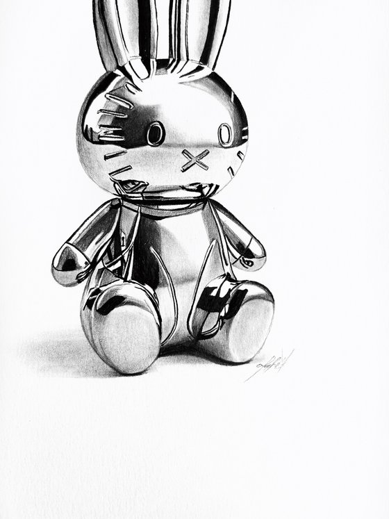 Silver Bunny Reflections