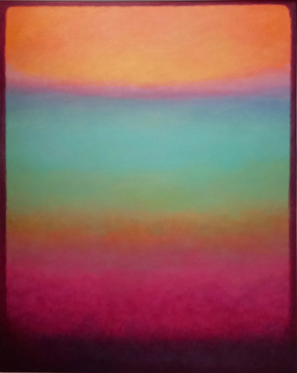 Organic Abstract Oil Painting By Lee Campbell, 31 X 39", Morning Glory, Original Artwork