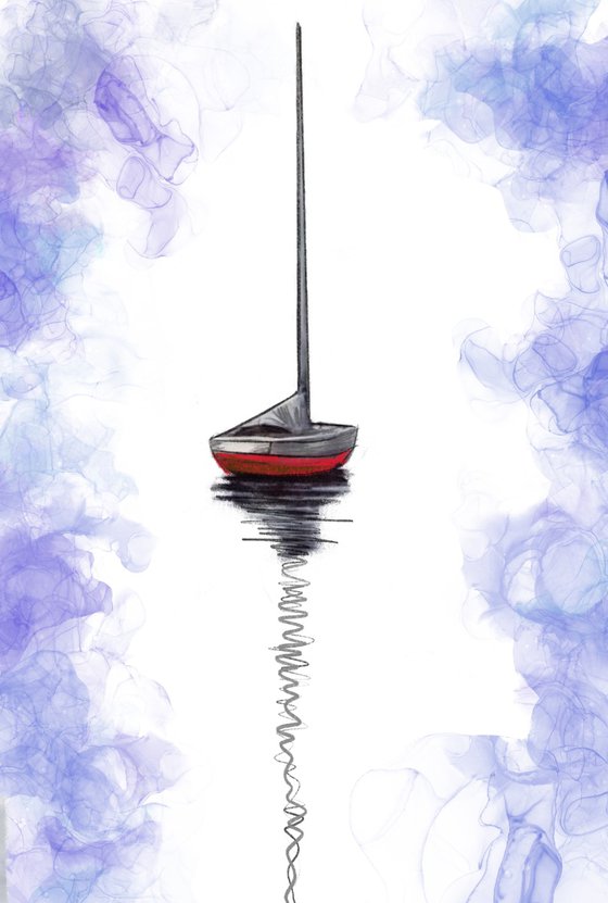 The Yachtsman seascape boat simple edition