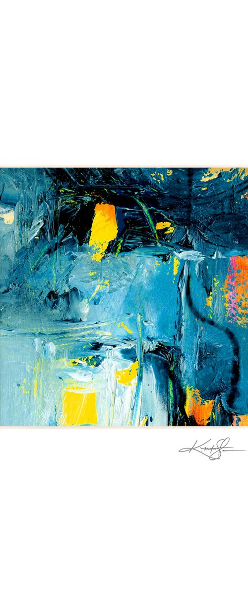 Oil Abstraction 97 - Oil Abstract Painting by Kathy Morton Stanion by Kathy Morton Stanion