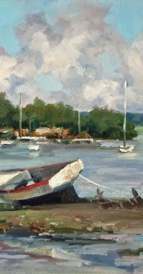 Barques en Bretagne by Pascal Giroud