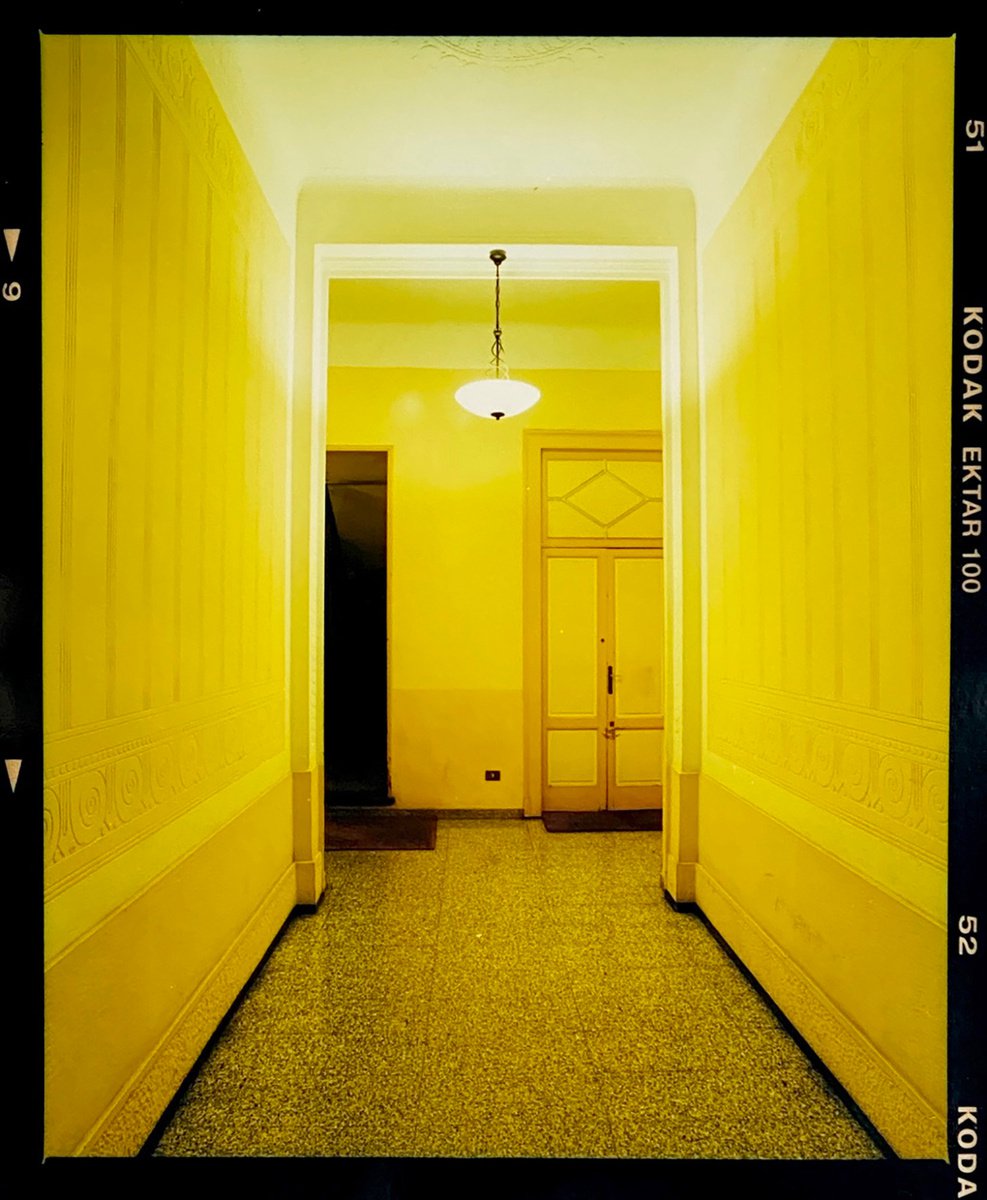 Yellow Corridor Night, Milan, 2019 by Richard Heeps