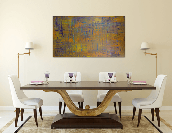 Escape - large abstract painting