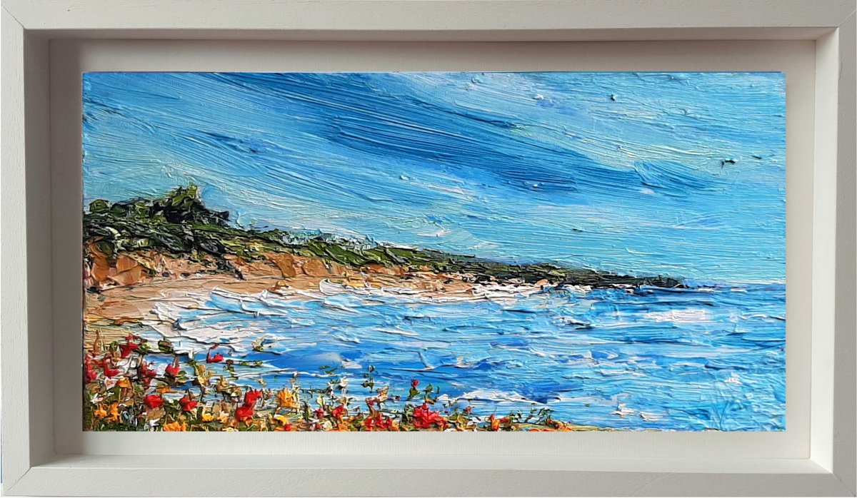 Summer morning on Curracloe Beach ,County Wexford Ireland by Niki Purcell - Irish Landscape Painting