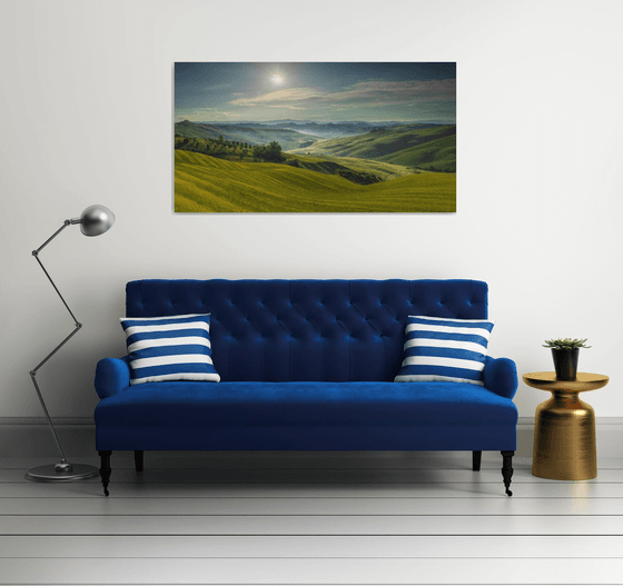 Harmony of Light - Sunrise in Tuscany - Landscape Art Photo