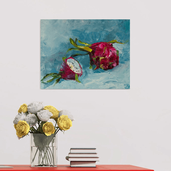 Dragon Fruit Still Life Art