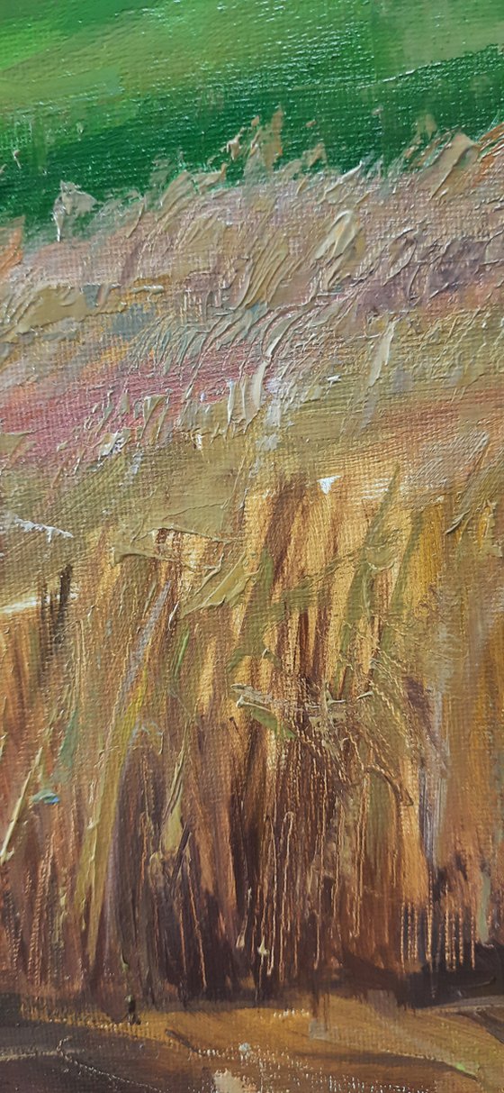 Wheat field - Original  oil painting (2021)