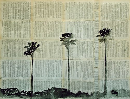 Three Palm Trees. by Marat Cherny
