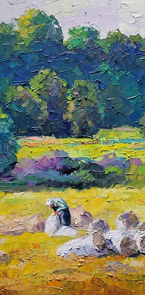 Hay for the Winter by Boris Serdyuk