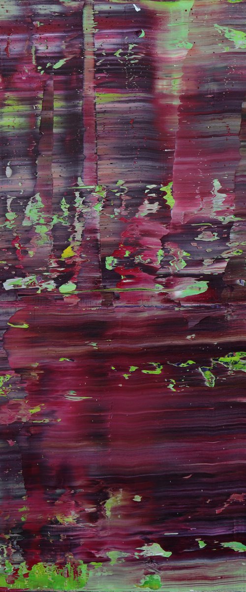 Red-violet on green I [Abstract N°2371] by Koen Lybaert