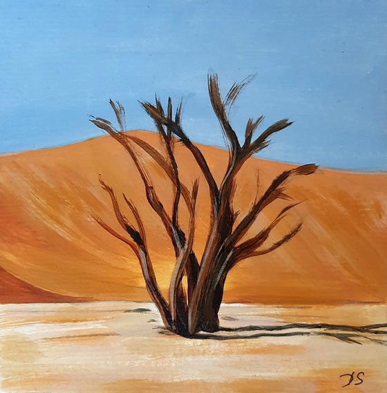 Desert Acacia Diptych