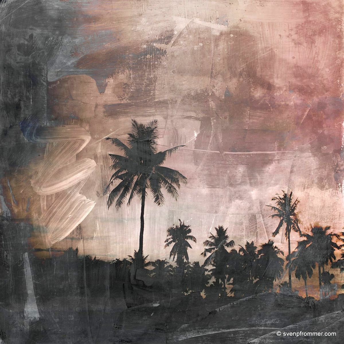 Abstract Landscape Photograph By Sven Pfrommer, 39 X 39", The Beach Xxv, Original Artwork