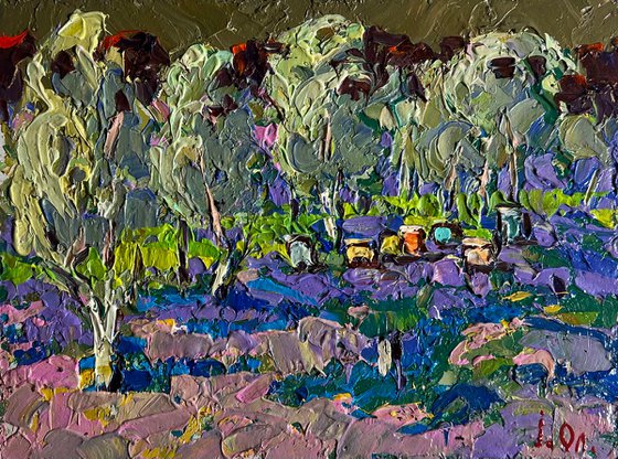 In the shade of the garden