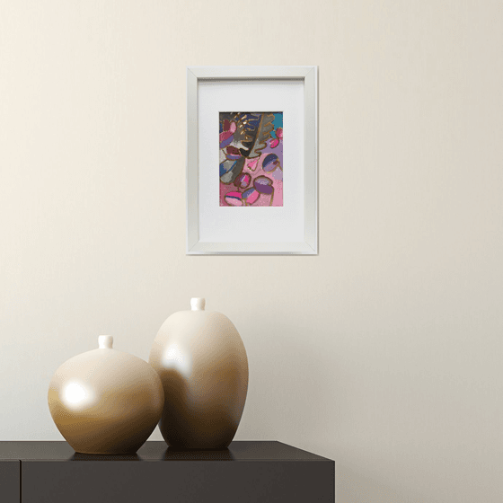 FLOWERS STILL LIFE 7. (framed)