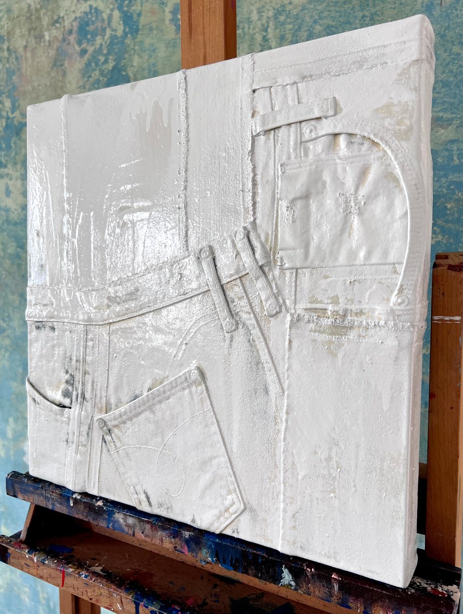 Abstract Sculpture By Inga Makarova, 16 X 16, Ex Boyfriends 8, Original Artwork