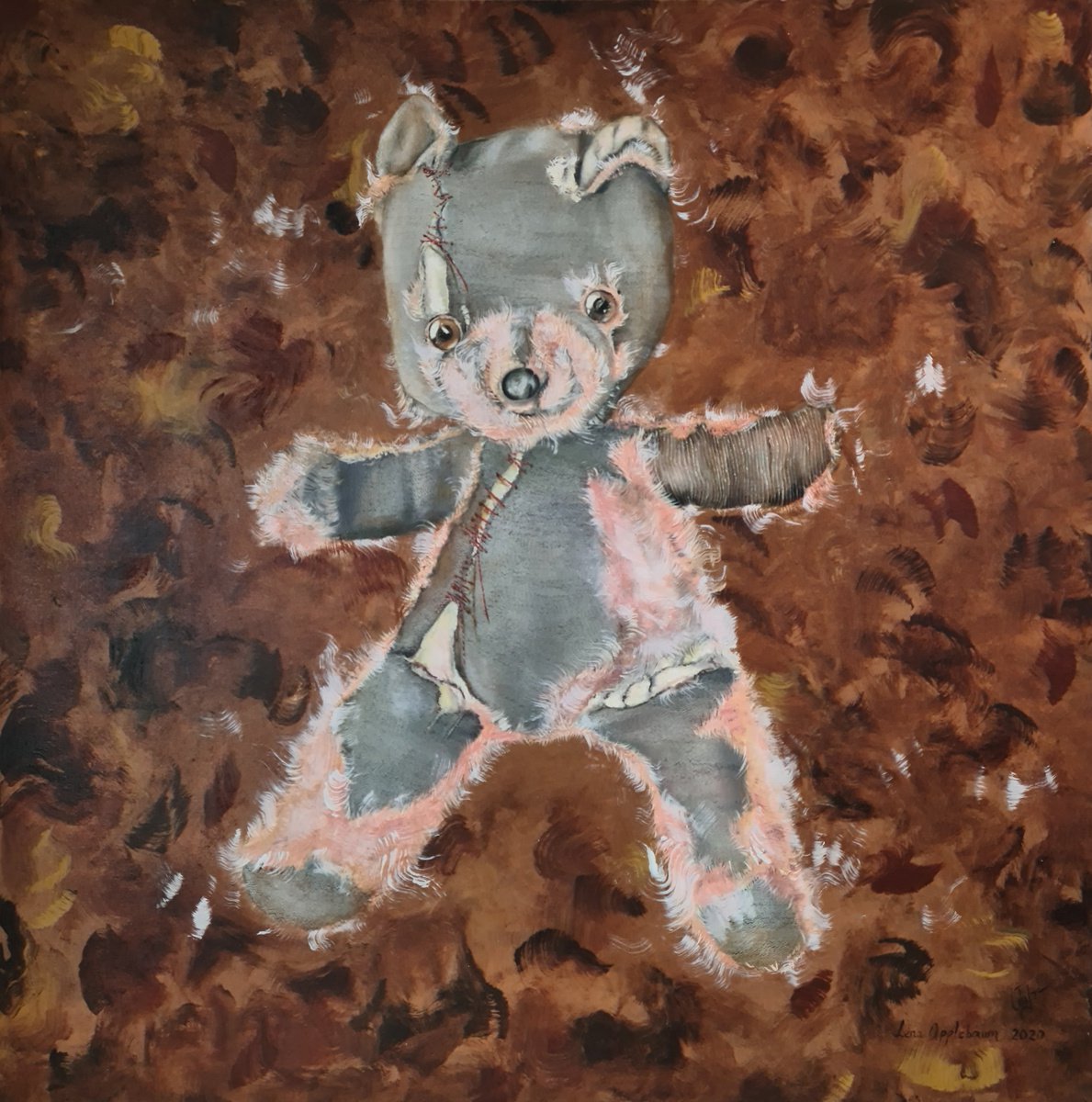 Teddy bear by Lena Applebaum