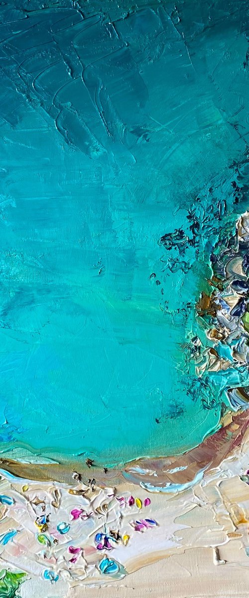 Turquoise Beach – Bali Seascape by Mily Art