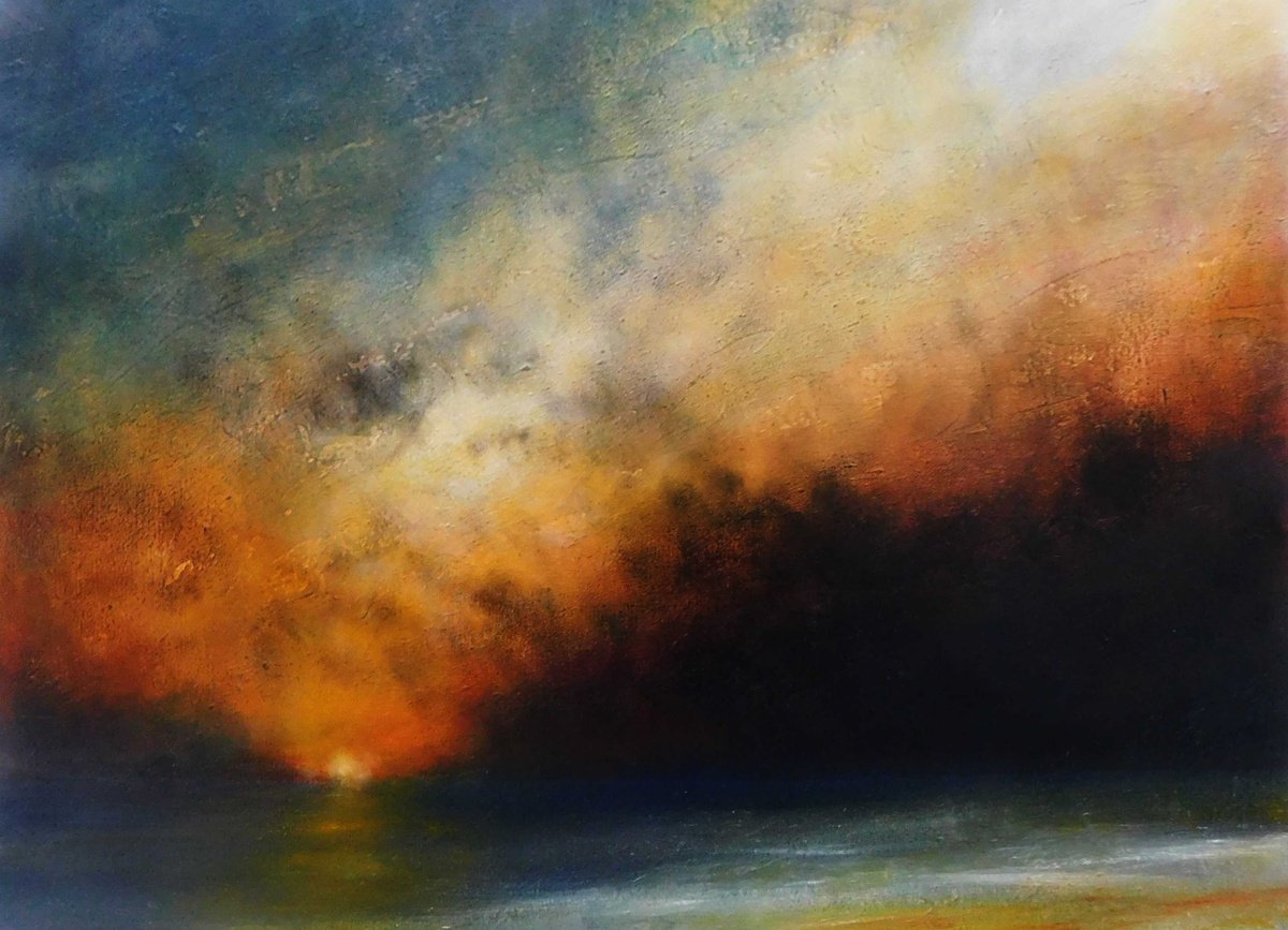 Summer Squall By Colin Robson, 24 X 18, Artwork For Sale On Artfinder