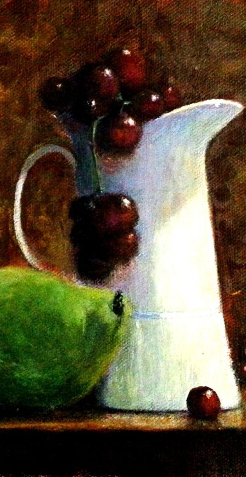 The story of a white jug.. by Cristina Mihailescu