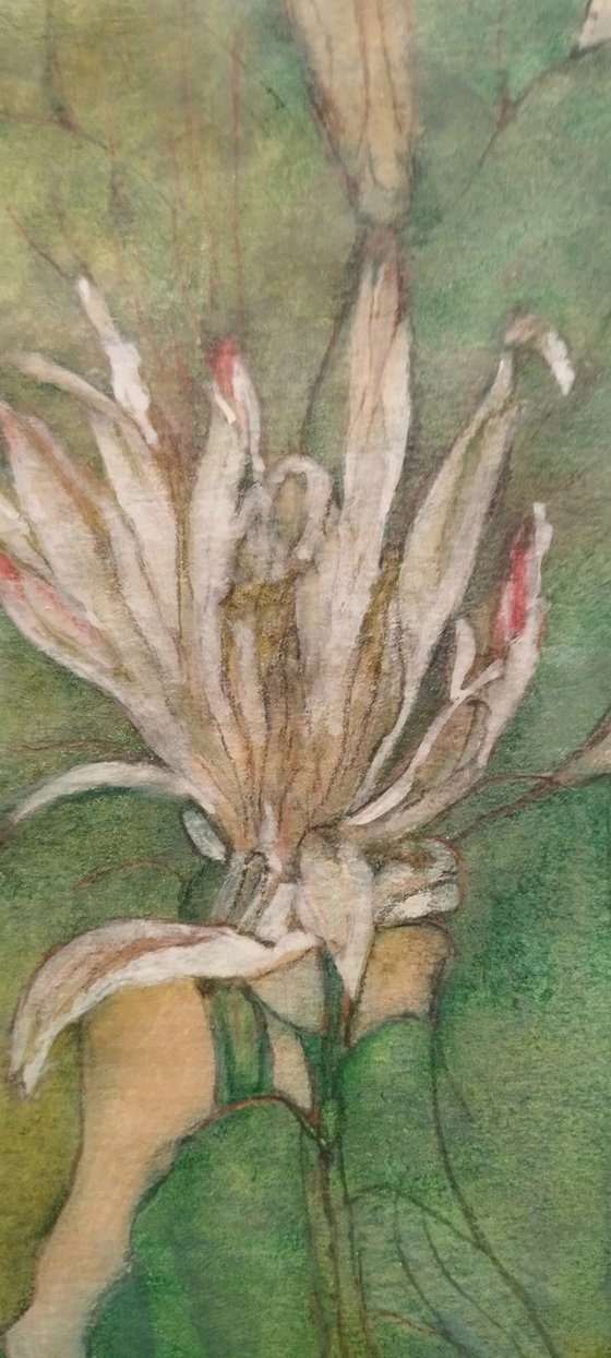 Lilies in Chinoiserie