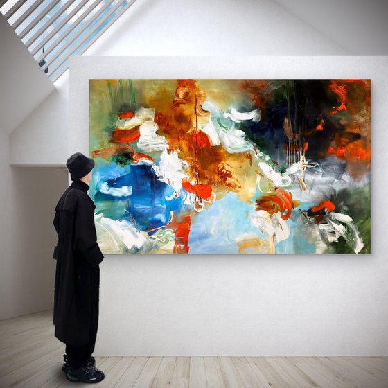 Turbulent frivolity of orange