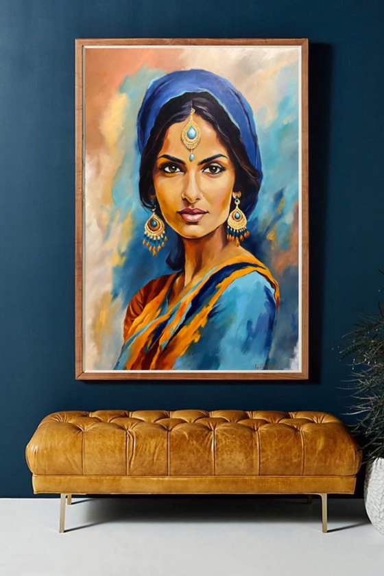 Indian woman portrait 3