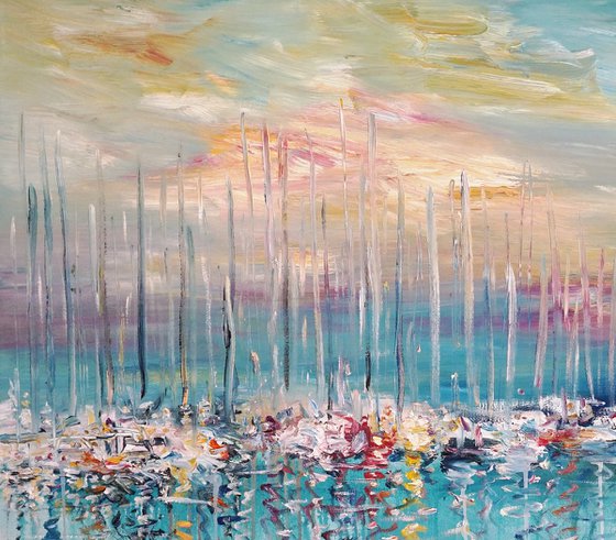 Sail Boat Marina M 1 / Oil