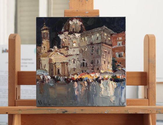 Piazza Navona at night, Rome